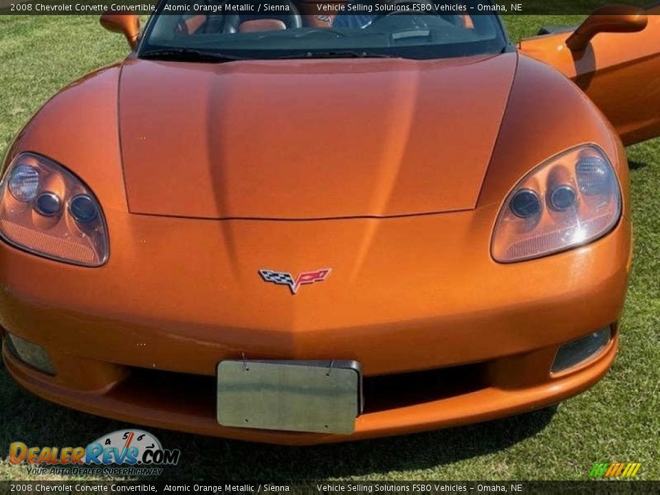 2008 Chevrolet Corvette Convertible Atomic Orange Metallic / Sienna Photo #15