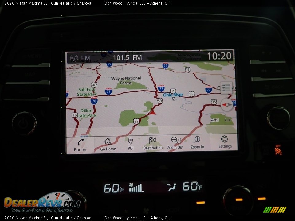 2020 Nissan Maxima SL Gun Metallic / Charcoal Photo #4