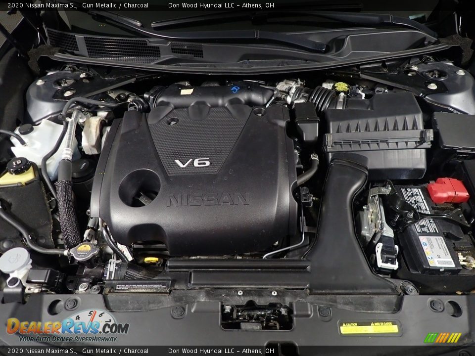 2020 Nissan Maxima SL Gun Metallic / Charcoal Photo #10