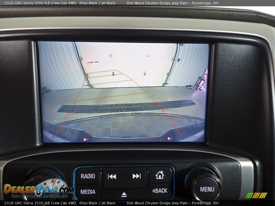 2018 GMC Sierra 1500 SLE Crew Cab 4WD Onyx Black / Jet Black Photo #3