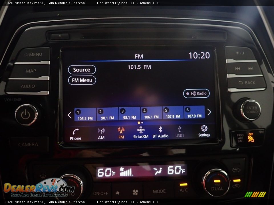 2020 Nissan Maxima SL Gun Metallic / Charcoal Photo #29