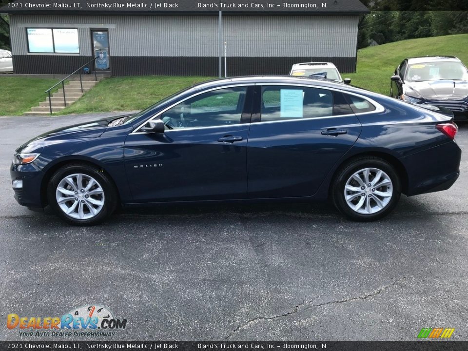 2021 Chevrolet Malibu LT Northsky Blue Metallic / Jet Black Photo #1