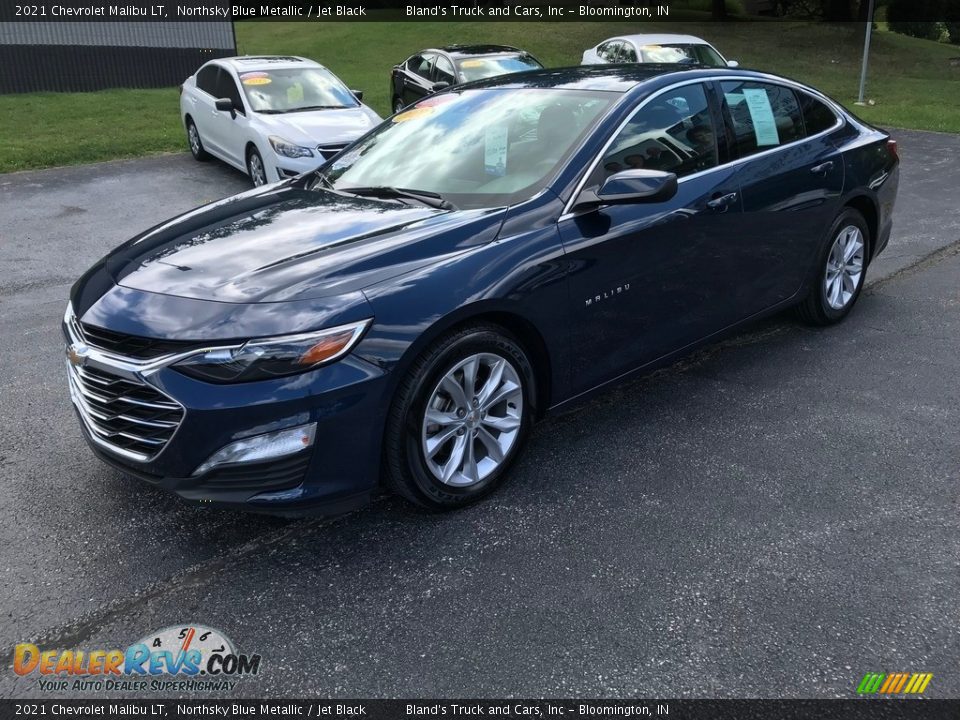 2021 Chevrolet Malibu LT Northsky Blue Metallic / Jet Black Photo #2