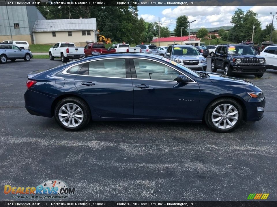 2021 Chevrolet Malibu LT Northsky Blue Metallic / Jet Black Photo #5