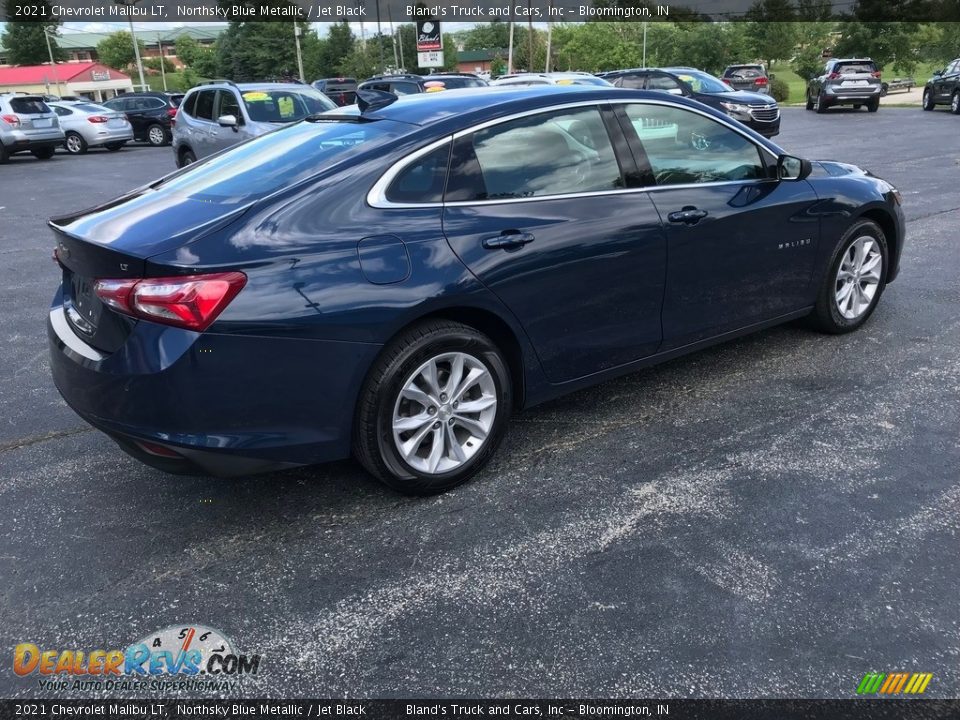 2021 Chevrolet Malibu LT Northsky Blue Metallic / Jet Black Photo #6