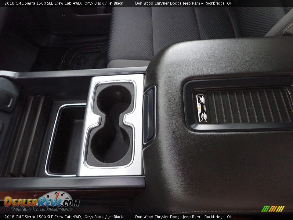 2018 GMC Sierra 1500 SLE Crew Cab 4WD Onyx Black / Jet Black Photo #20