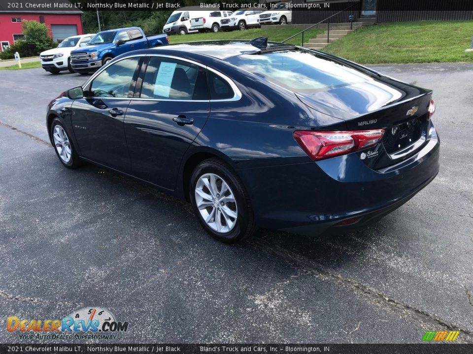 2021 Chevrolet Malibu LT Northsky Blue Metallic / Jet Black Photo #9