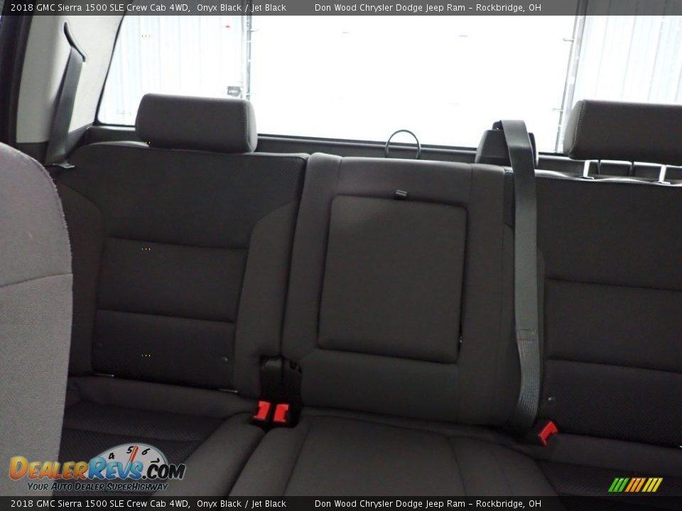 2018 GMC Sierra 1500 SLE Crew Cab 4WD Onyx Black / Jet Black Photo #21