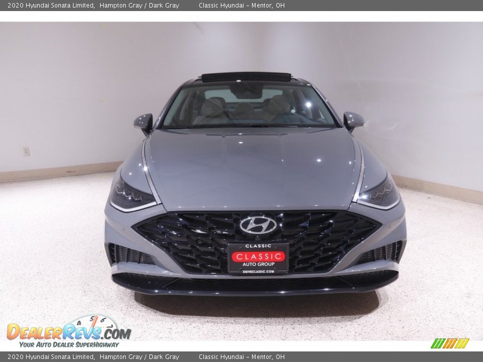 2020 Hyundai Sonata Limited Hampton Gray / Dark Gray Photo #2
