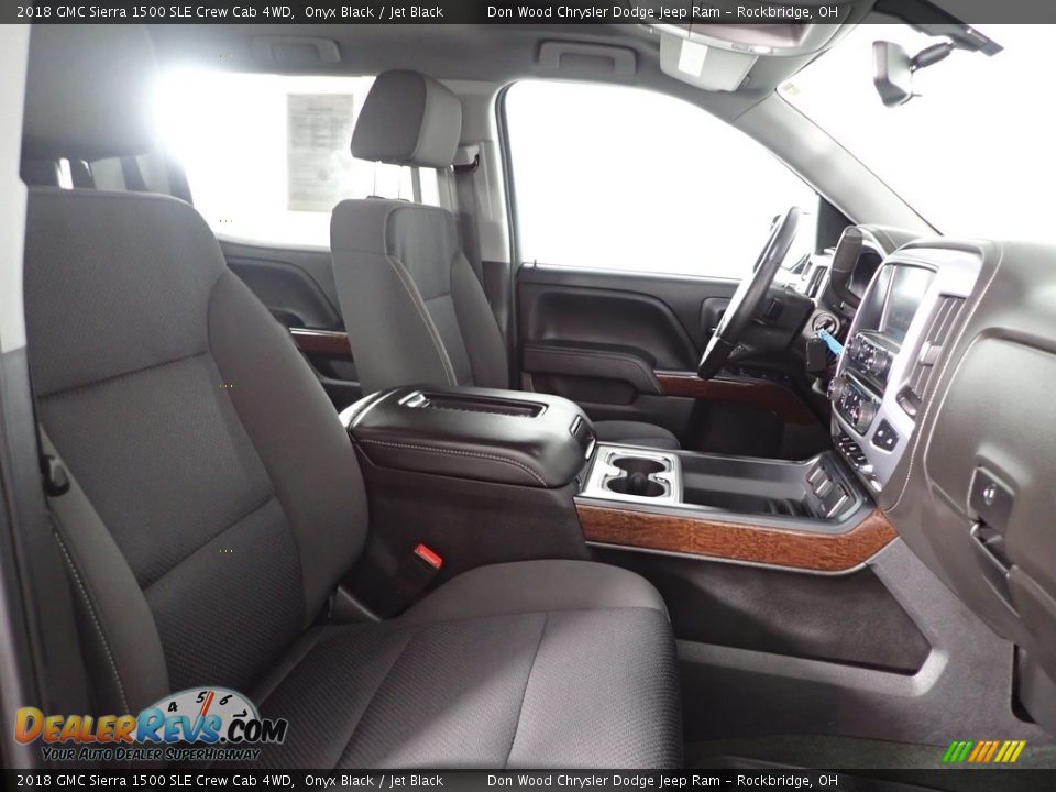 2018 GMC Sierra 1500 SLE Crew Cab 4WD Onyx Black / Jet Black Photo #26
