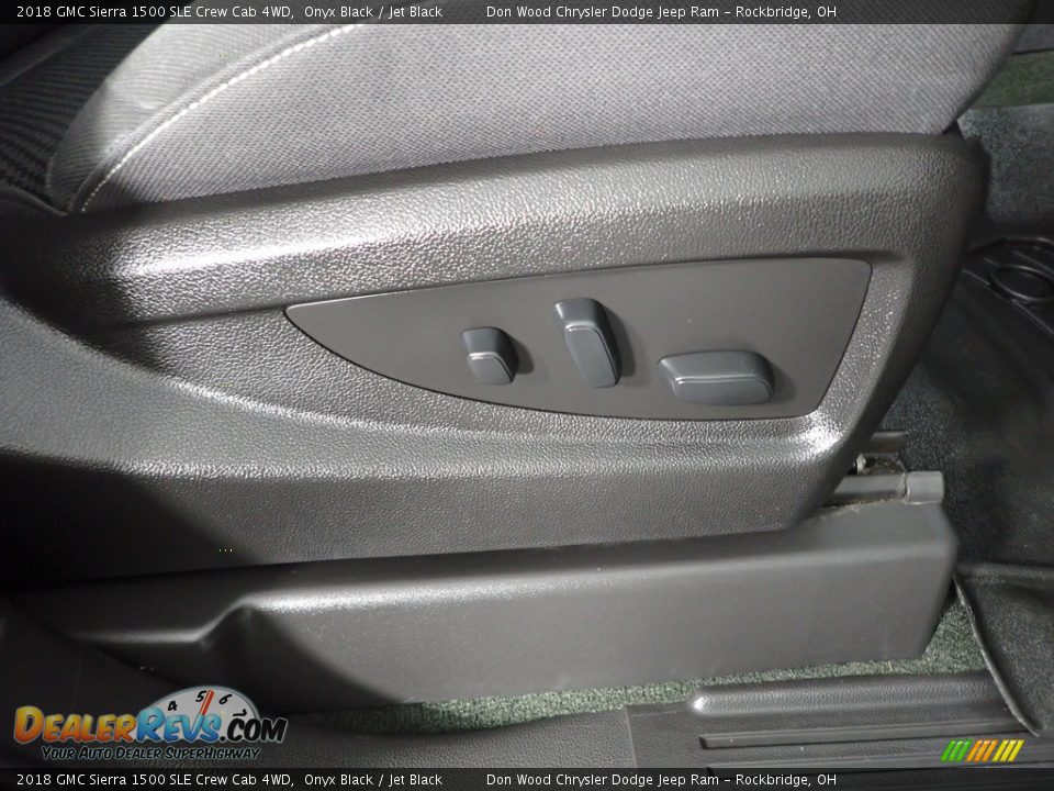 2018 GMC Sierra 1500 SLE Crew Cab 4WD Onyx Black / Jet Black Photo #27