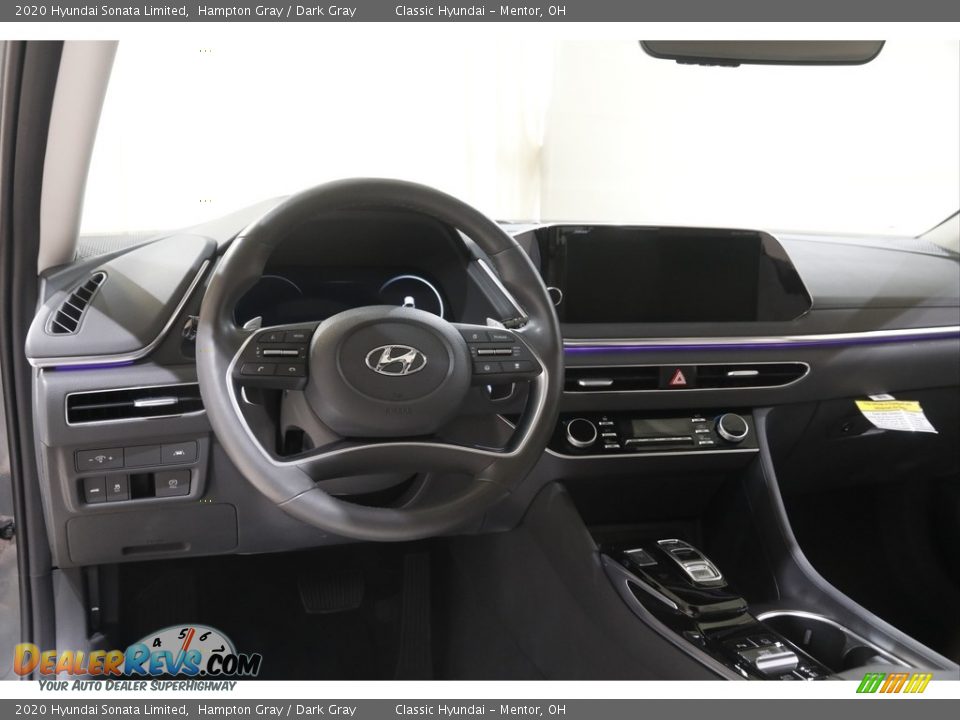 2020 Hyundai Sonata Limited Hampton Gray / Dark Gray Photo #6