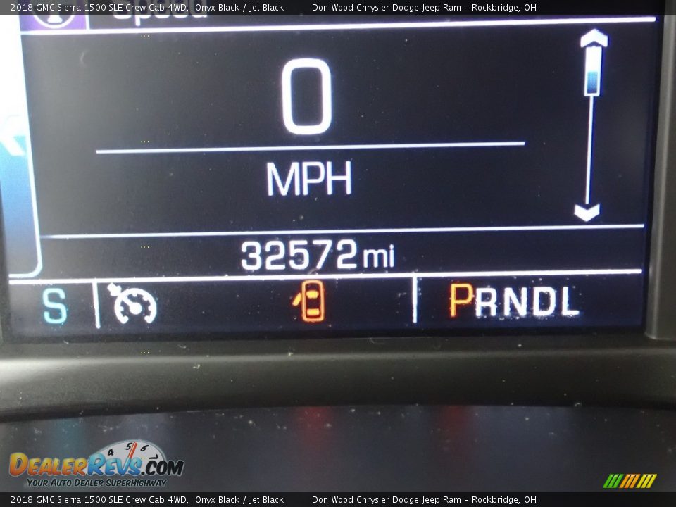 2018 GMC Sierra 1500 SLE Crew Cab 4WD Onyx Black / Jet Black Photo #31