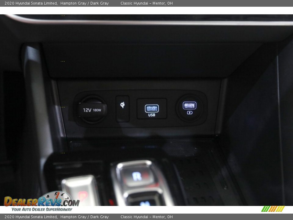 2020 Hyundai Sonata Limited Hampton Gray / Dark Gray Photo #15