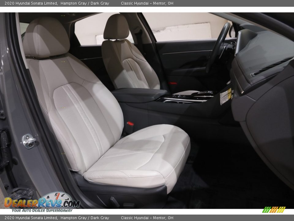2020 Hyundai Sonata Limited Hampton Gray / Dark Gray Photo #17