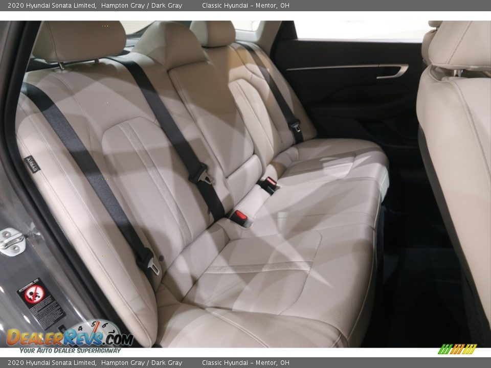 2020 Hyundai Sonata Limited Hampton Gray / Dark Gray Photo #18
