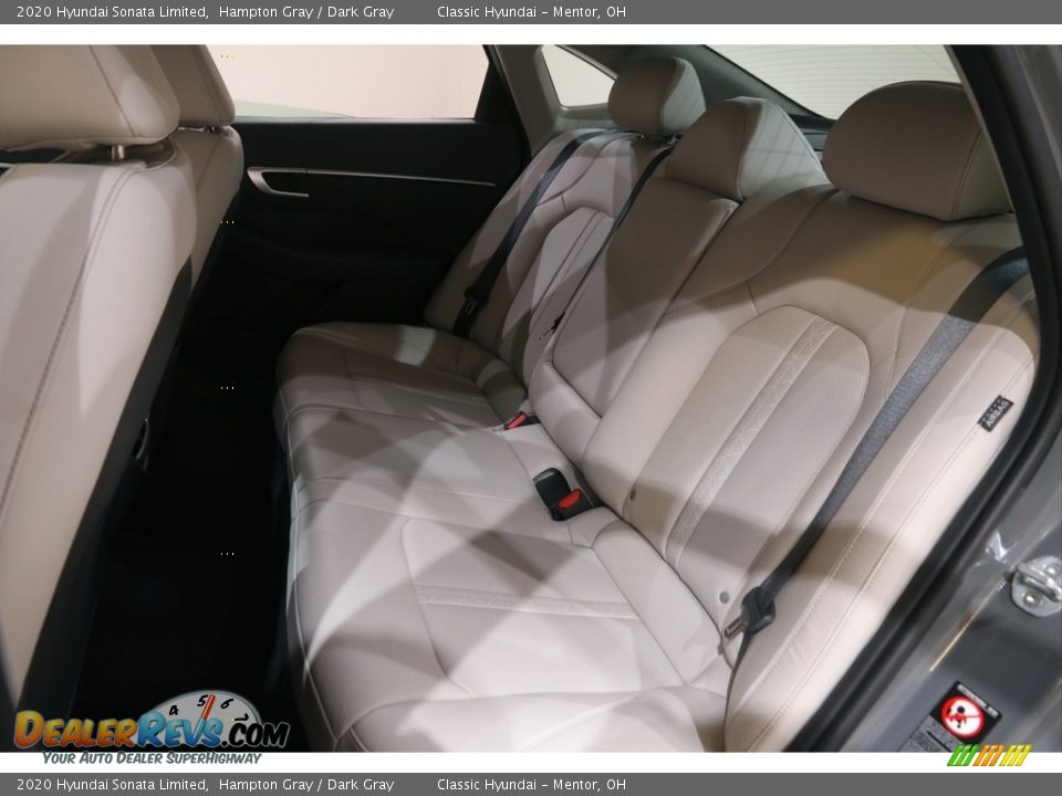 2020 Hyundai Sonata Limited Hampton Gray / Dark Gray Photo #19