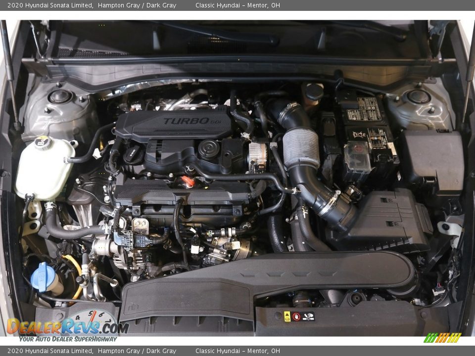 2020 Hyundai Sonata Limited Hampton Gray / Dark Gray Photo #21