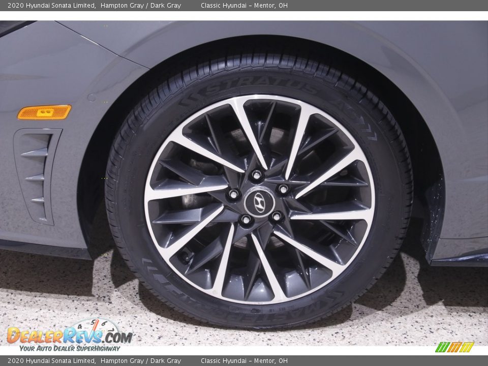 2020 Hyundai Sonata Limited Hampton Gray / Dark Gray Photo #22