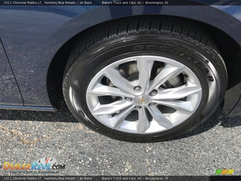 2021 Chevrolet Malibu LT Northsky Blue Metallic / Jet Black Photo #35