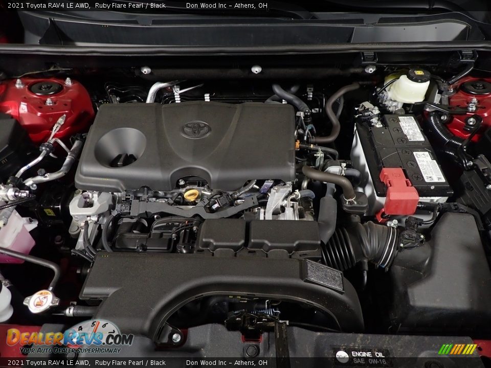 2021 Toyota RAV4 LE AWD Ruby Flare Pearl / Black Photo #7