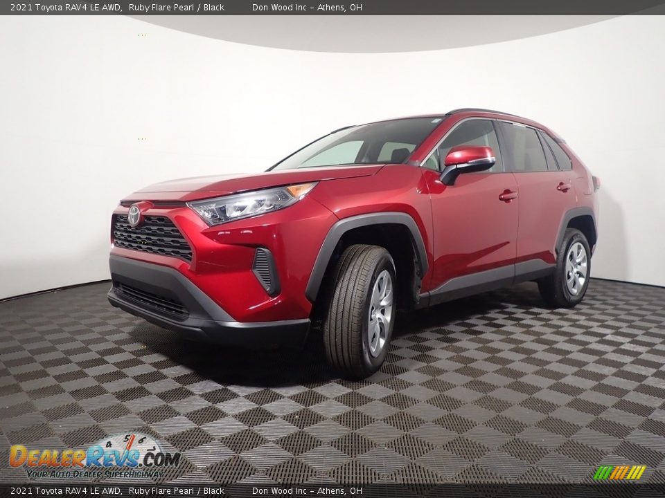 2021 Toyota RAV4 LE AWD Ruby Flare Pearl / Black Photo #8