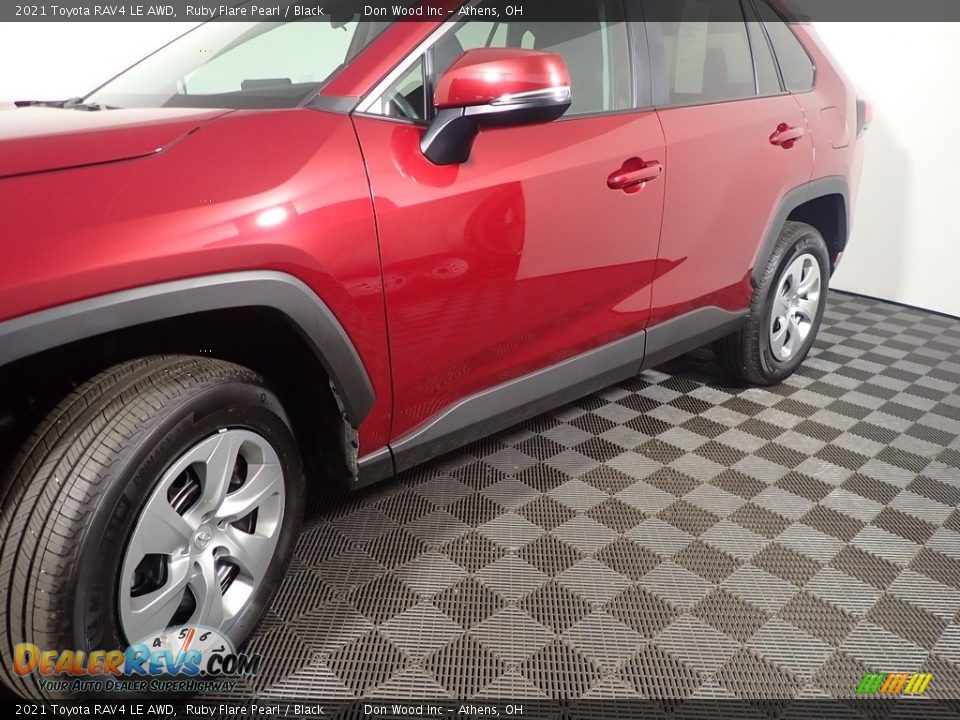 2021 Toyota RAV4 LE AWD Ruby Flare Pearl / Black Photo #10
