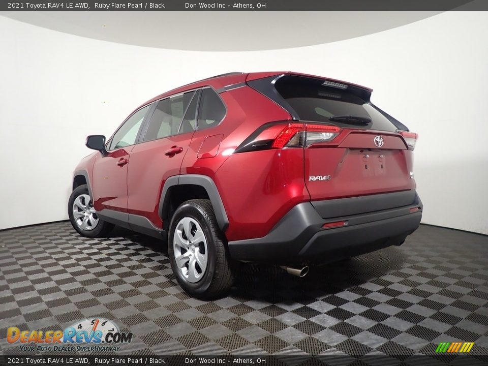 2021 Toyota RAV4 LE AWD Ruby Flare Pearl / Black Photo #11