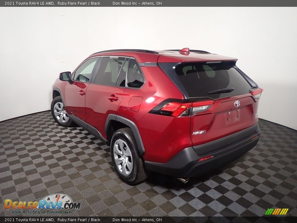 2021 Toyota RAV4 LE AWD Ruby Flare Pearl / Black Photo #12