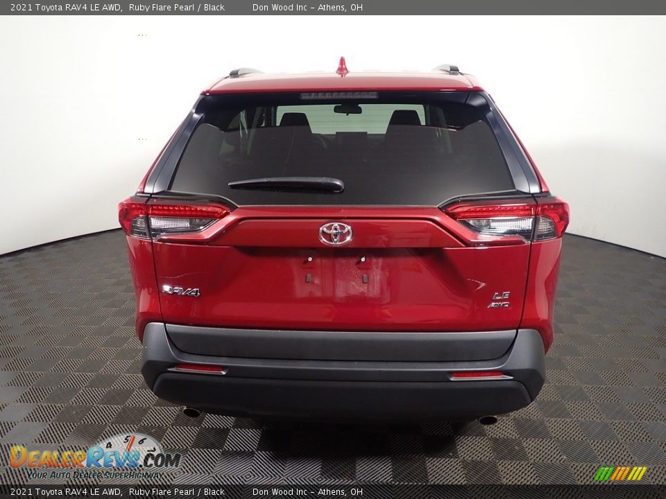 2021 Toyota RAV4 LE AWD Ruby Flare Pearl / Black Photo #13
