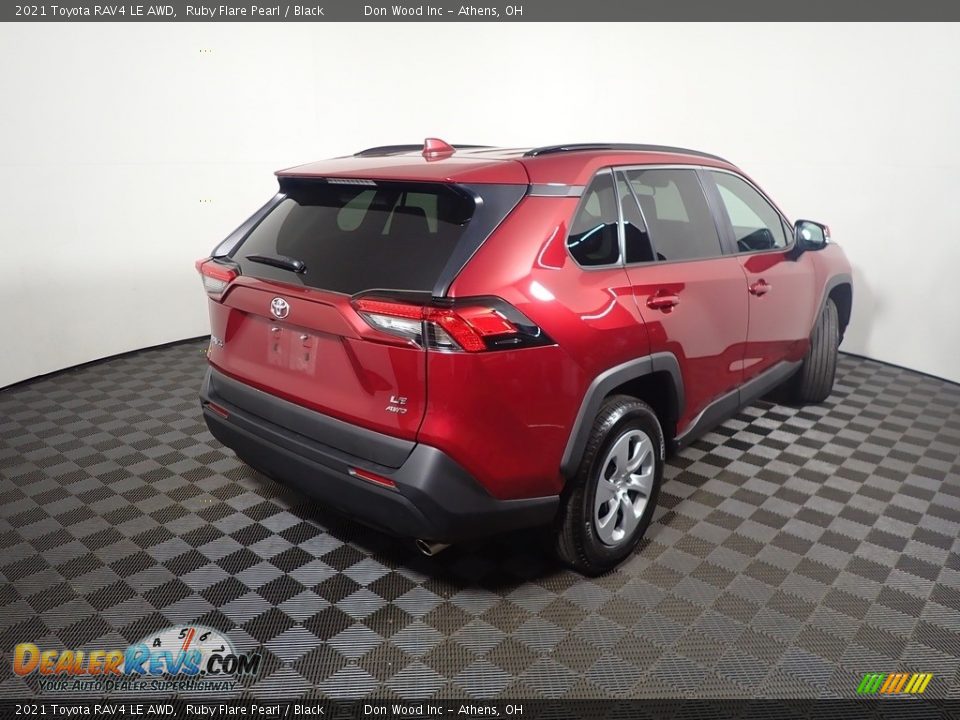 2021 Toyota RAV4 LE AWD Ruby Flare Pearl / Black Photo #17