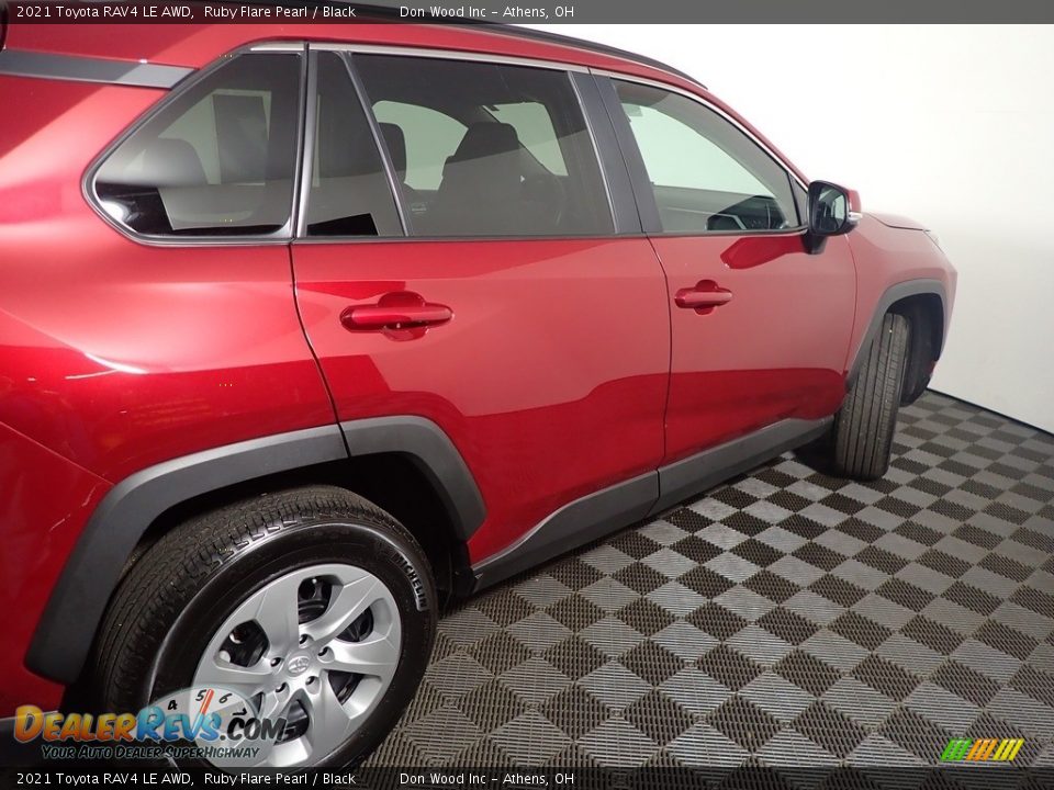 2021 Toyota RAV4 LE AWD Ruby Flare Pearl / Black Photo #19