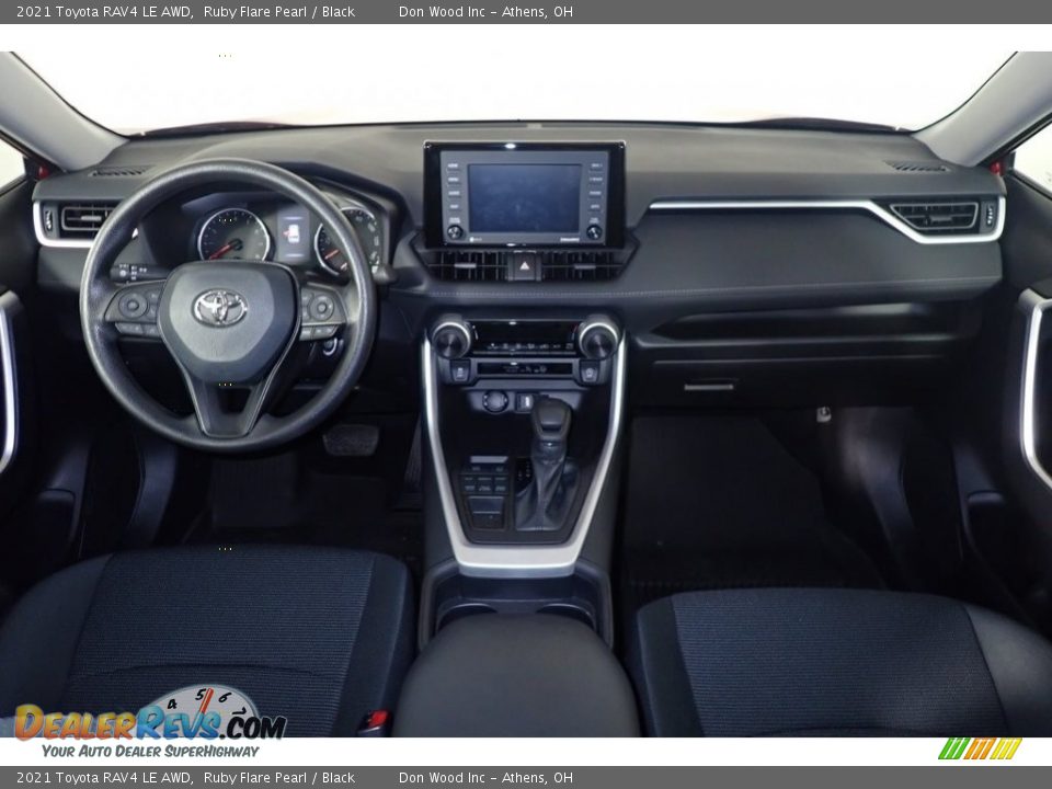 2021 Toyota RAV4 LE AWD Ruby Flare Pearl / Black Photo #24