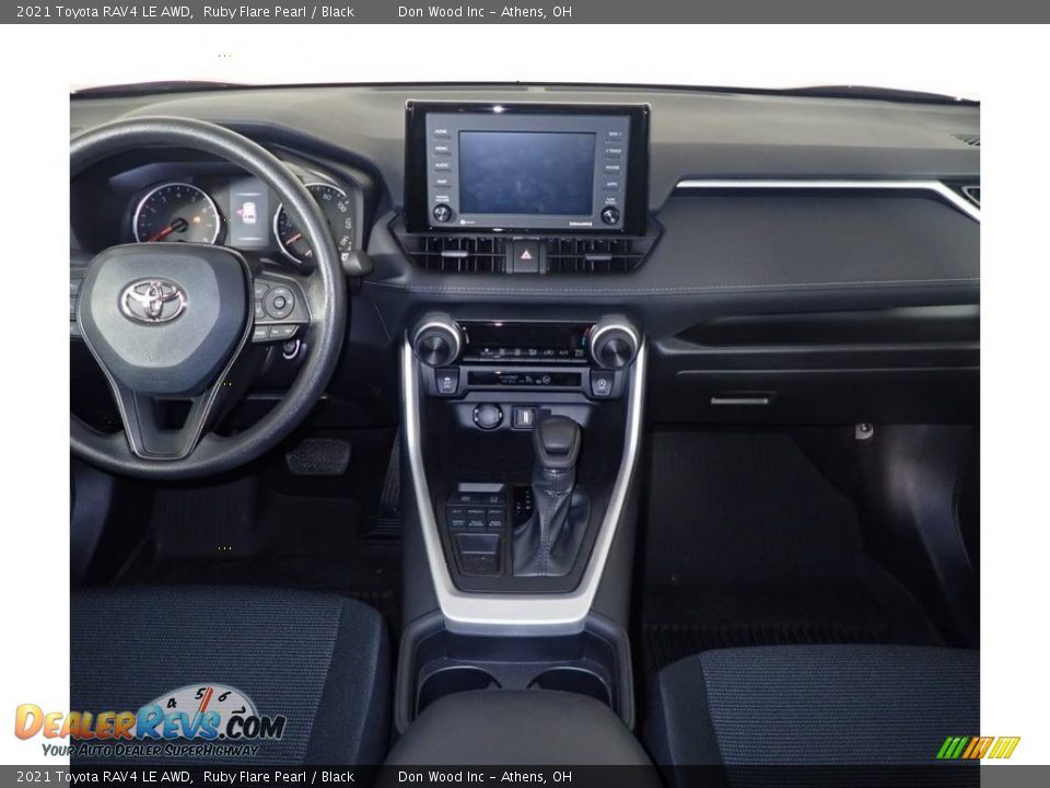 2021 Toyota RAV4 LE AWD Ruby Flare Pearl / Black Photo #25
