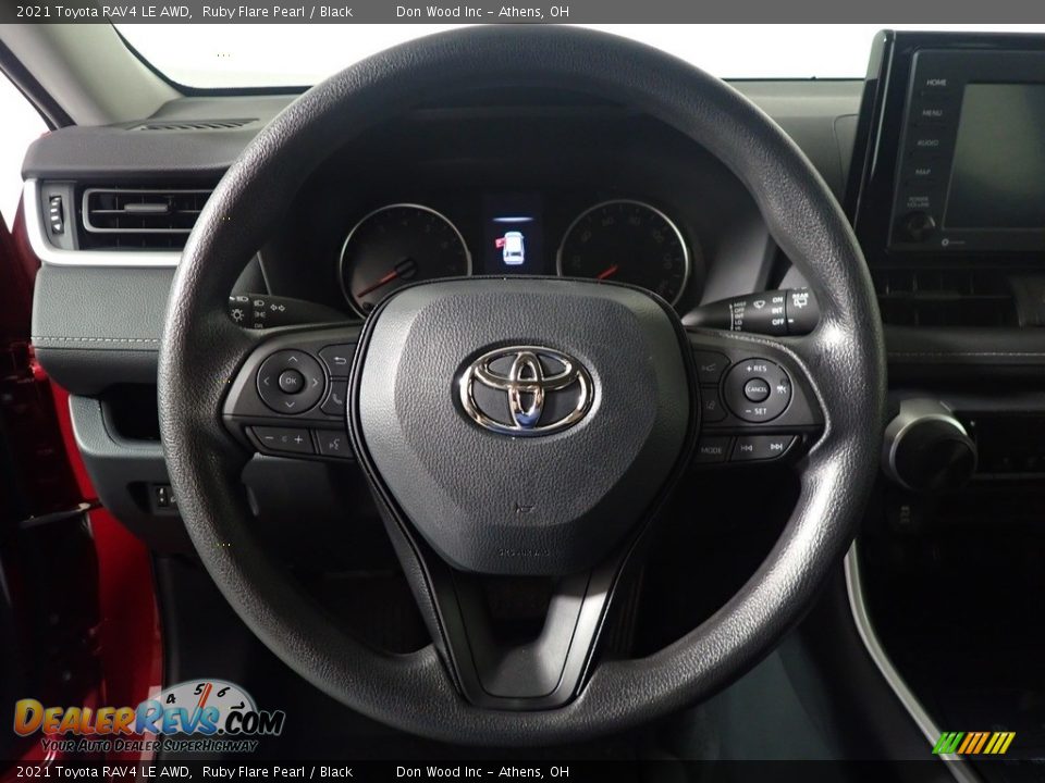 2021 Toyota RAV4 LE AWD Ruby Flare Pearl / Black Photo #27