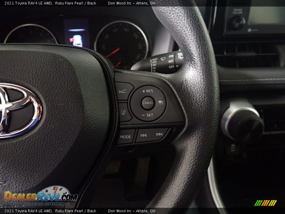 2021 Toyota RAV4 LE AWD Ruby Flare Pearl / Black Photo #30