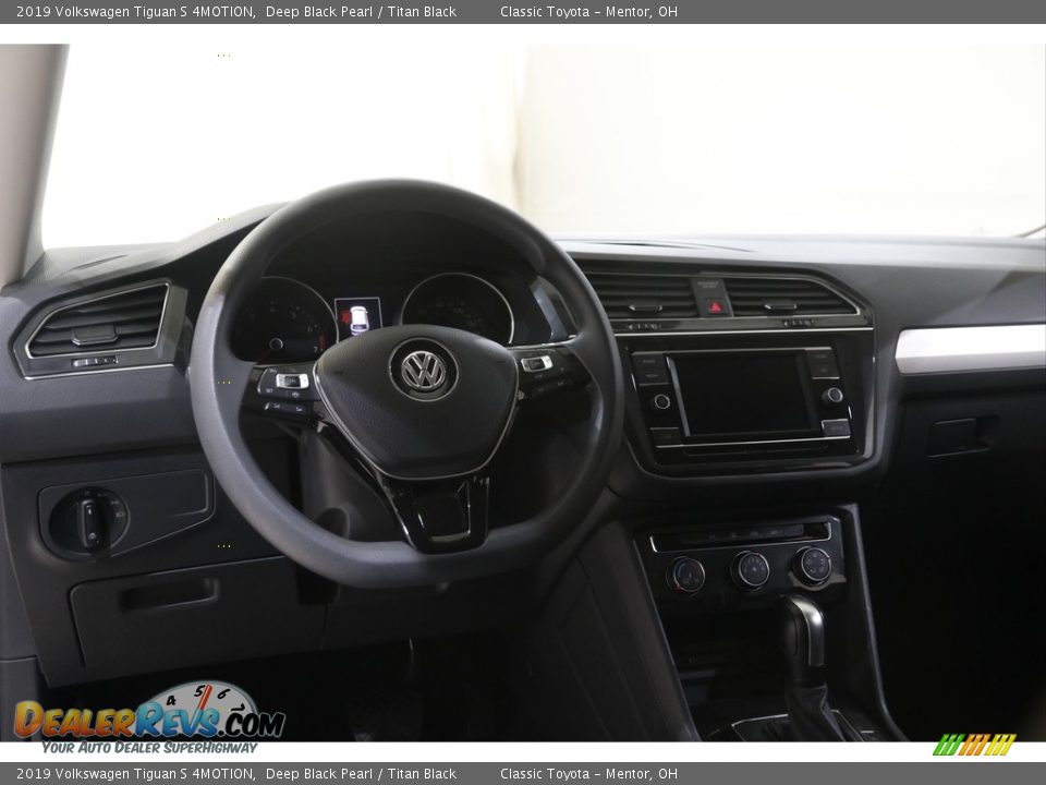2019 Volkswagen Tiguan S 4MOTION Deep Black Pearl / Titan Black Photo #6