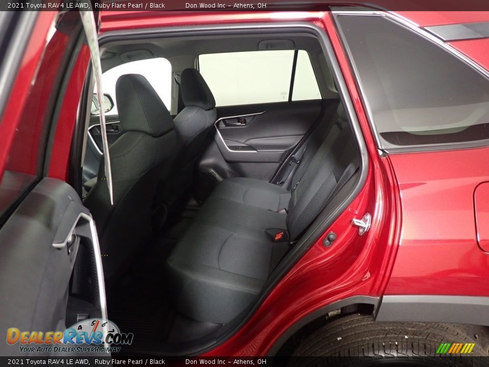 2021 Toyota RAV4 LE AWD Ruby Flare Pearl / Black Photo #35