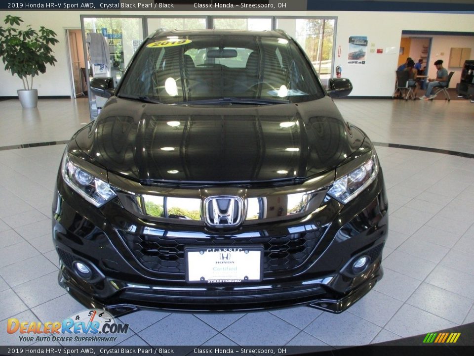 2019 Honda HR-V Sport AWD Crystal Black Pearl / Black Photo #2
