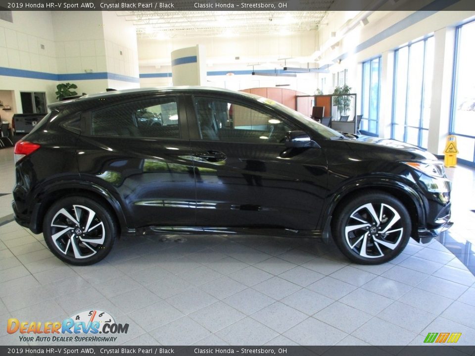 2019 Honda HR-V Sport AWD Crystal Black Pearl / Black Photo #4