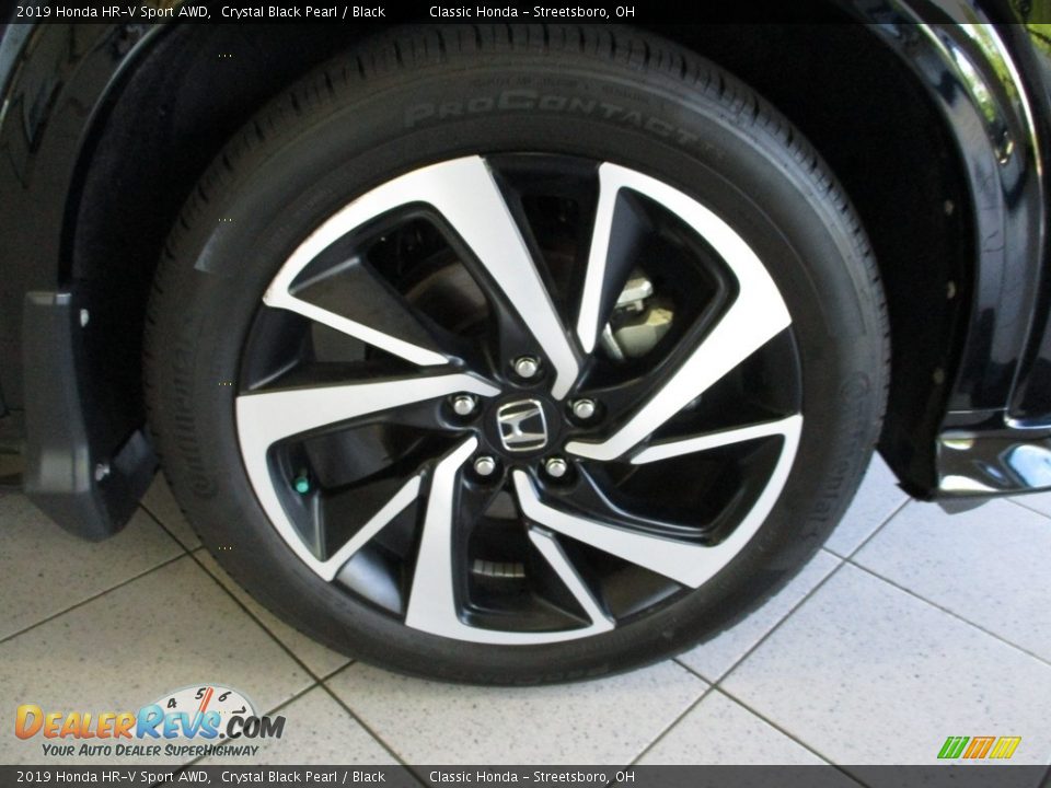 2019 Honda HR-V Sport AWD Crystal Black Pearl / Black Photo #5