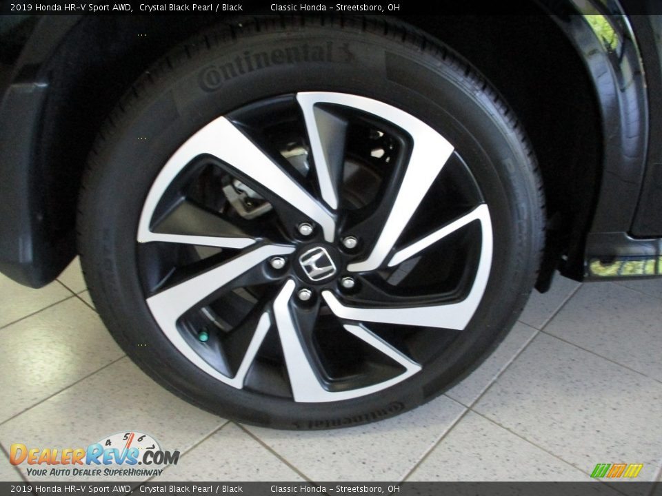 2019 Honda HR-V Sport AWD Crystal Black Pearl / Black Photo #6
