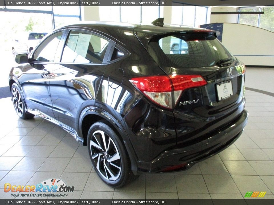 2019 Honda HR-V Sport AWD Crystal Black Pearl / Black Photo #9