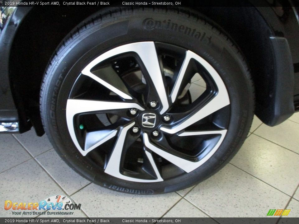 2019 Honda HR-V Sport AWD Crystal Black Pearl / Black Photo #11