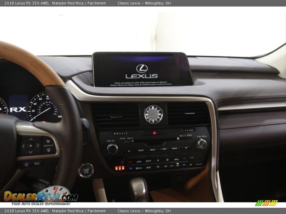 2018 Lexus RX 350 AWD Matador Red Mica / Parchment Photo #9