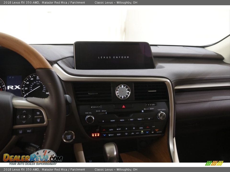 2018 Lexus RX 350 AWD Matador Red Mica / Parchment Photo #10