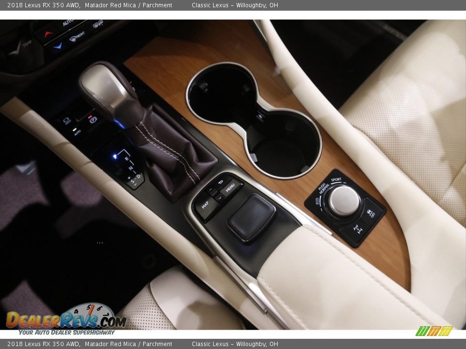 2018 Lexus RX 350 AWD Matador Red Mica / Parchment Photo #16