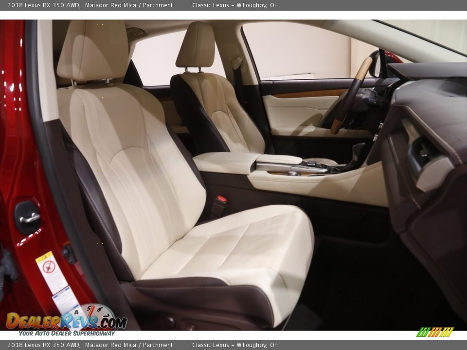 2018 Lexus RX 350 AWD Matador Red Mica / Parchment Photo #19