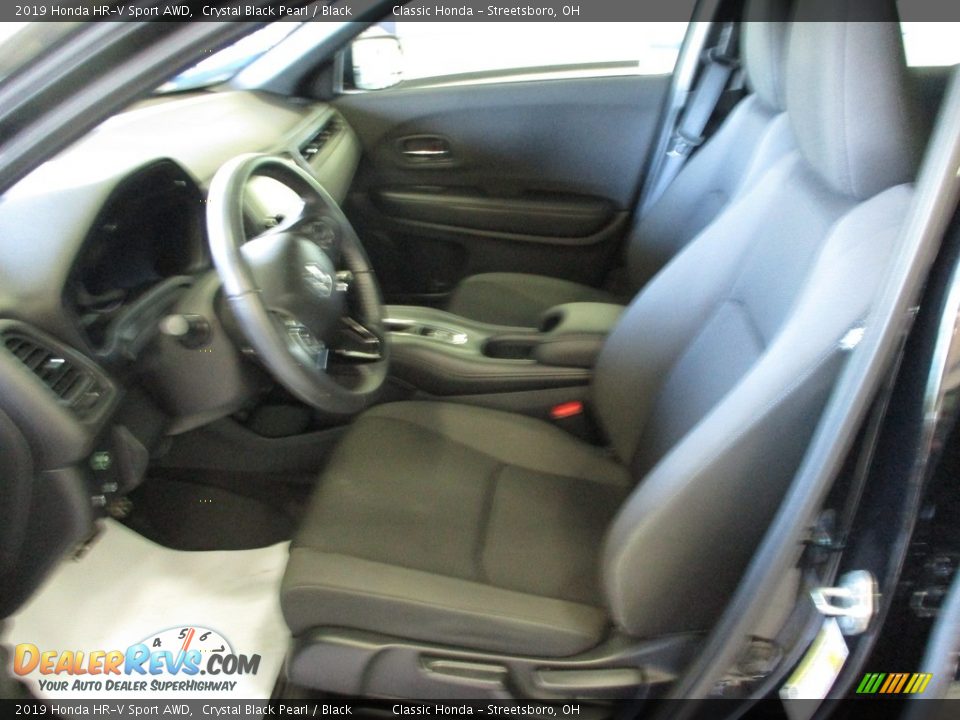 2019 Honda HR-V Sport AWD Crystal Black Pearl / Black Photo #29
