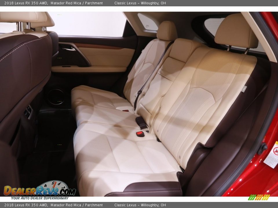 2018 Lexus RX 350 AWD Matador Red Mica / Parchment Photo #21
